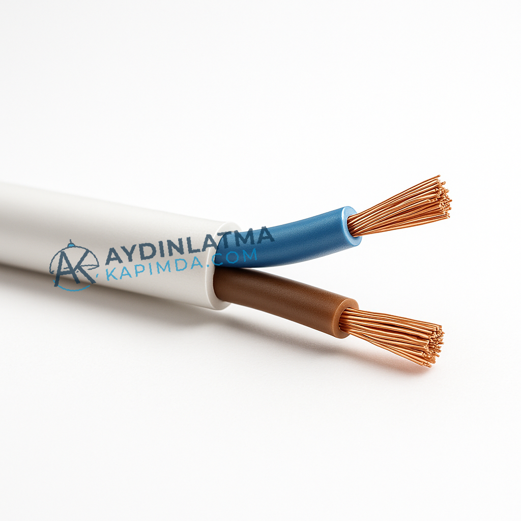 Öznur Kablo - 2x1 mm Siyah TTR - NYMHY 100 Metre