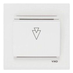 Viko Karre/Meridian Beyaz E-Saver Gecikmeli switchli + Mekanizma (Çerçeve Hariç) 90967121