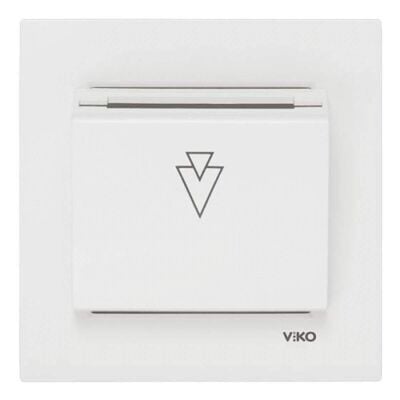 Viko Karre/Meridian Beyaz E-Saver Gecikmeli switchli + Mekanizma (Çerçeve Hariç) 90967121