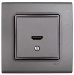 Viko Linnera Life Granit Grisi Hdmi Konnektör Mekanizma Kapak 90442028