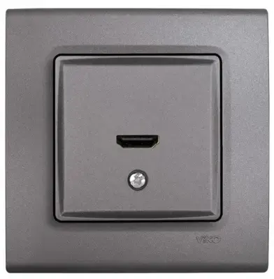 Viko Linnera Life Granit Grisi Hdmi Konnektör Mekanizma Kapak 90442028