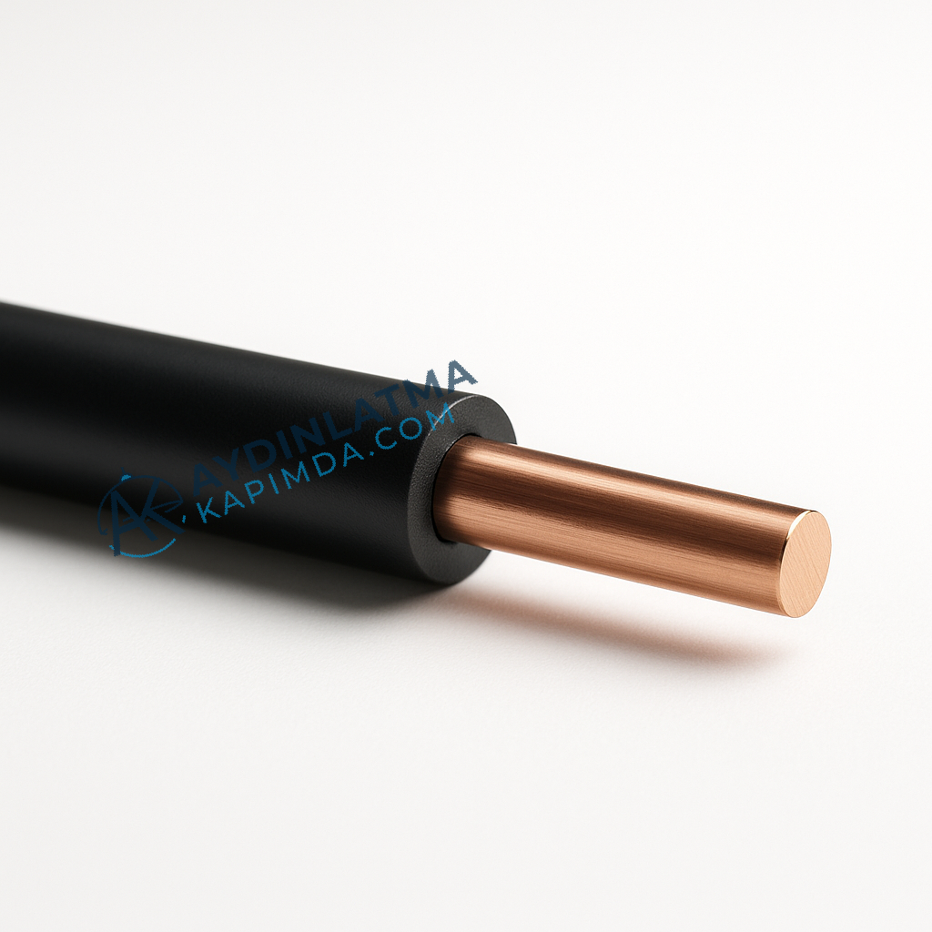 Öznur Kablo - 4 mm NYA Siyah 100 Metre
