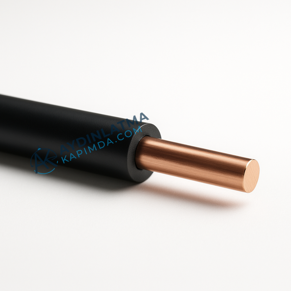Öznur Kablo - 4 mm NYA Siyah 100 Metre