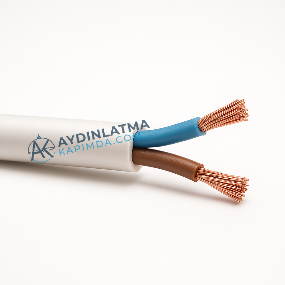 Öznur Kablo - 2x1,5 mm NYM Antigron 100 Metre
