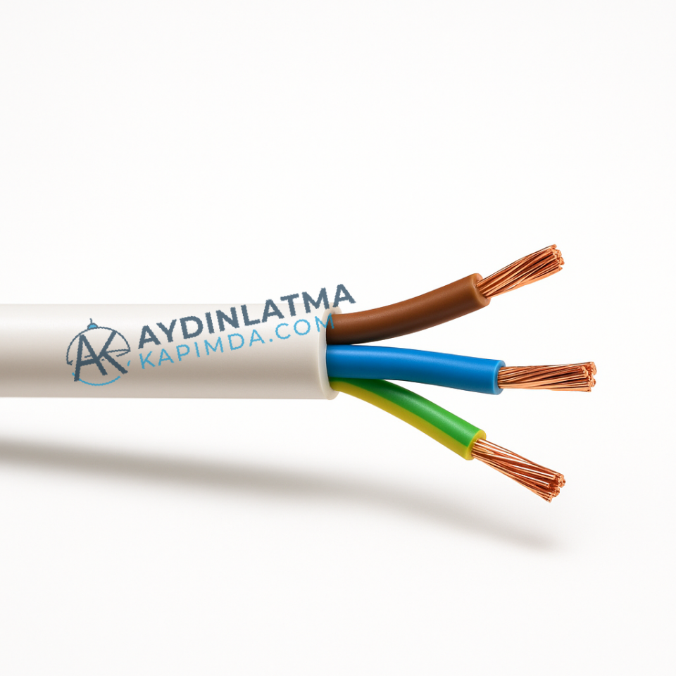 Öznur Kablo - 3X1 H052XZ1-F TTR Halogen Free Kablo 100 Metre