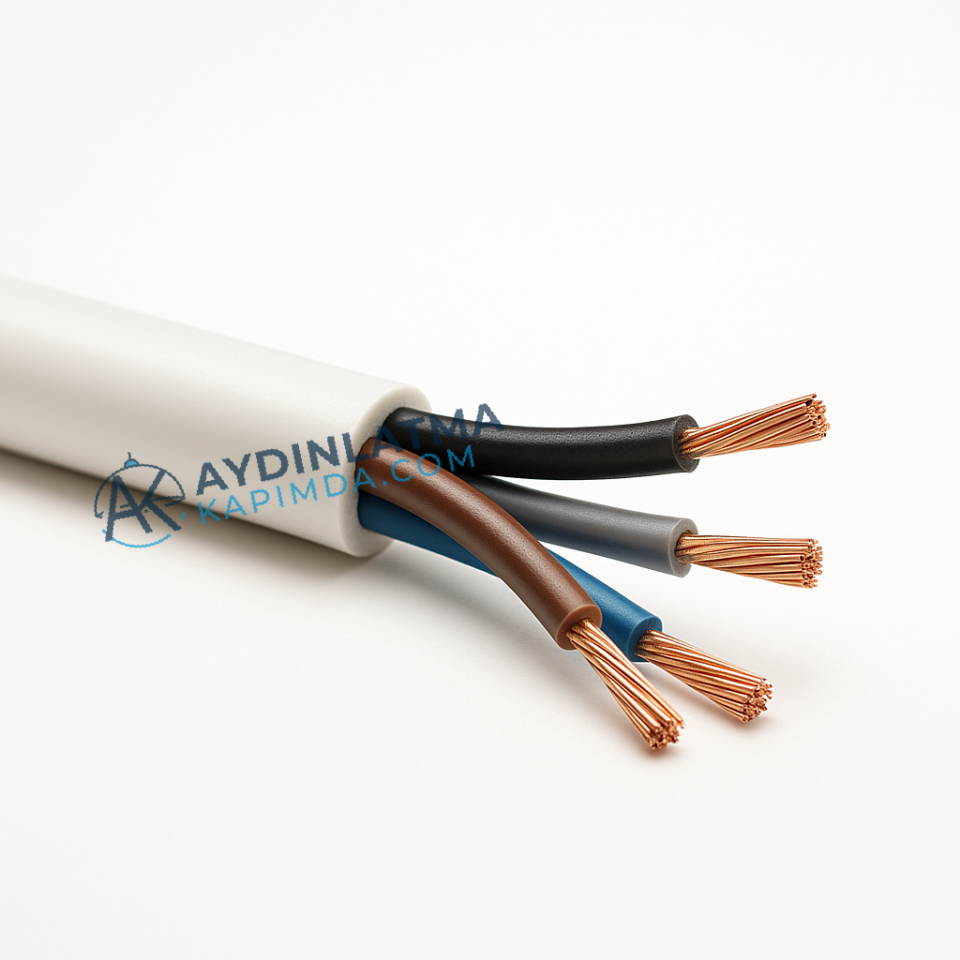 Öznur Kablo - 4X0.75 H052XZ1-F TTR Halogen Free Kablo 100 Metre