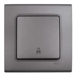 Viko Linnera Life Granit Grisi Zil Anahtarı (Çerçeve Hariç) 90442006