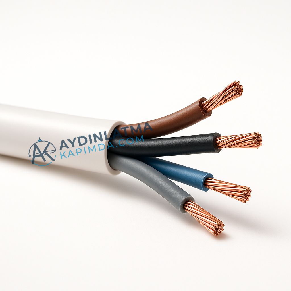 Öznur Kablo - 4X1 H052XZ1-F TTR Halogen Free Kablo 100 Metre