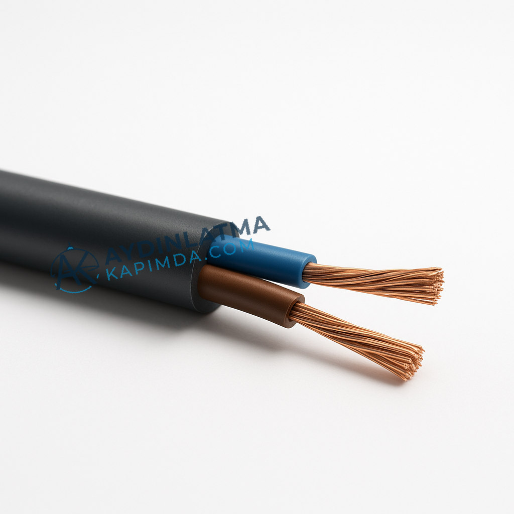 Öznur Kablo - 2X1.5 N2XH Halogen Free Kablo 100 Metre
