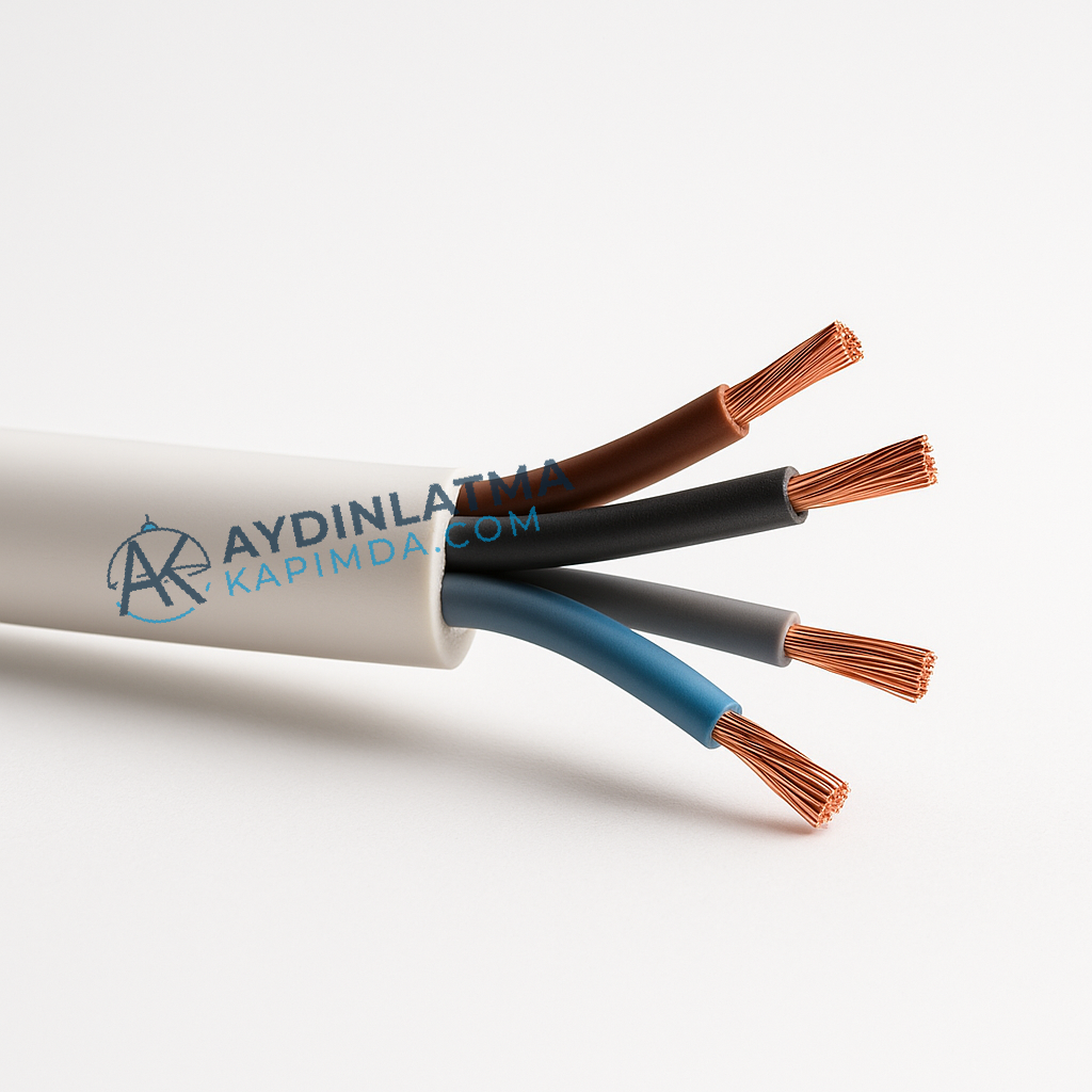 Öznur Kablo - 4x1,5 mm NYM Antigron 100 Metre