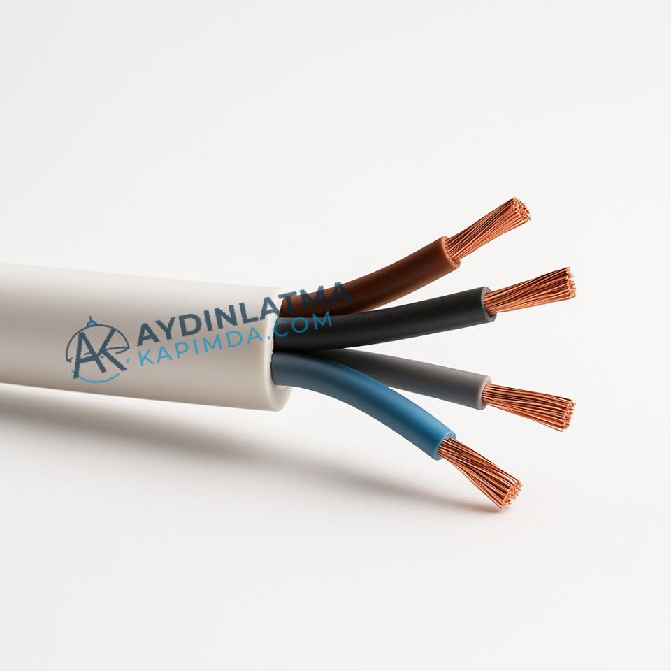 Öznur Kablo - 4x1,5 mm NYM Antigron 100 Metre