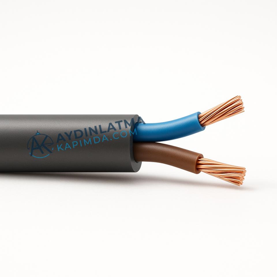 Öznur Kablo - 2X2.5 N2XH Halogen Free Kablo 100 Metre