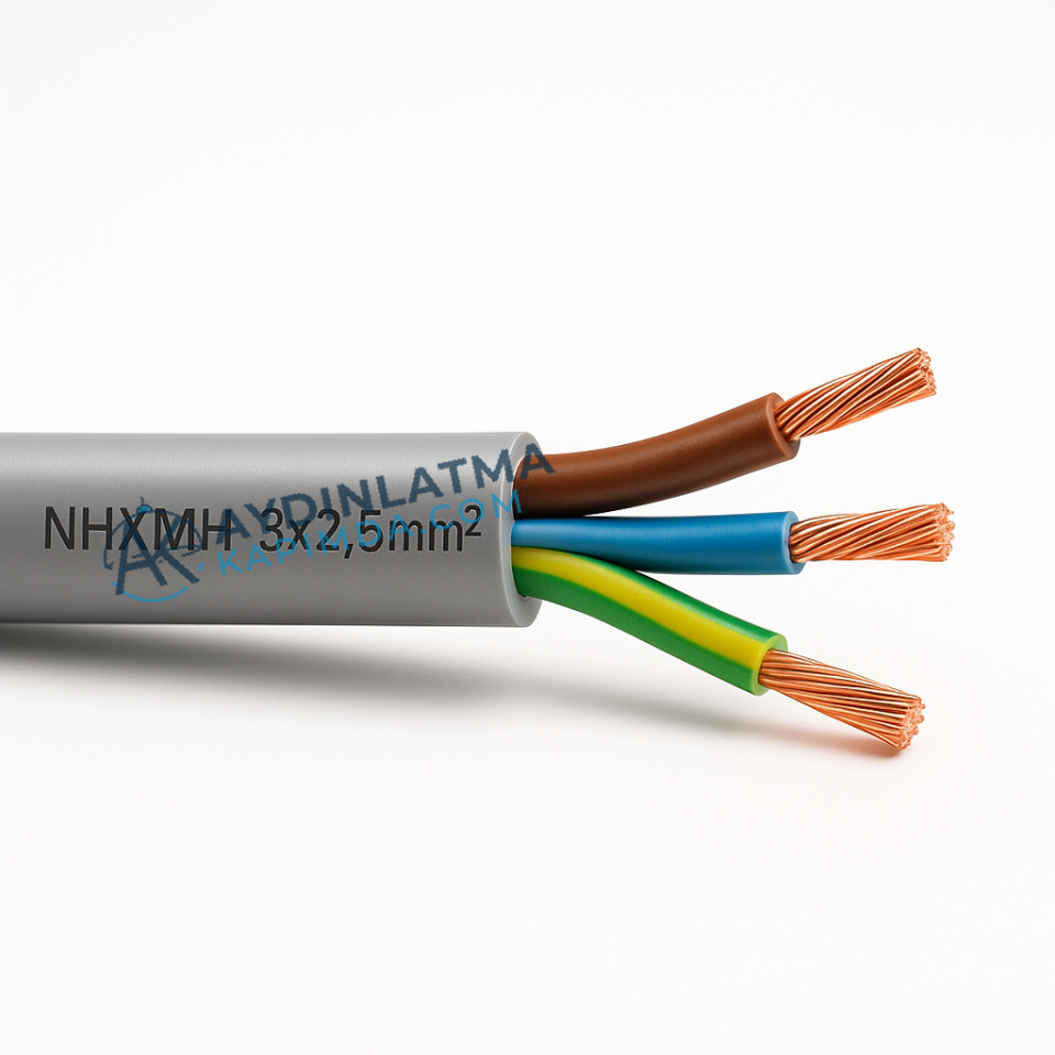 Öznur Kablo - 3x2,5 mm NHXMH Halogen Free 100 Metre