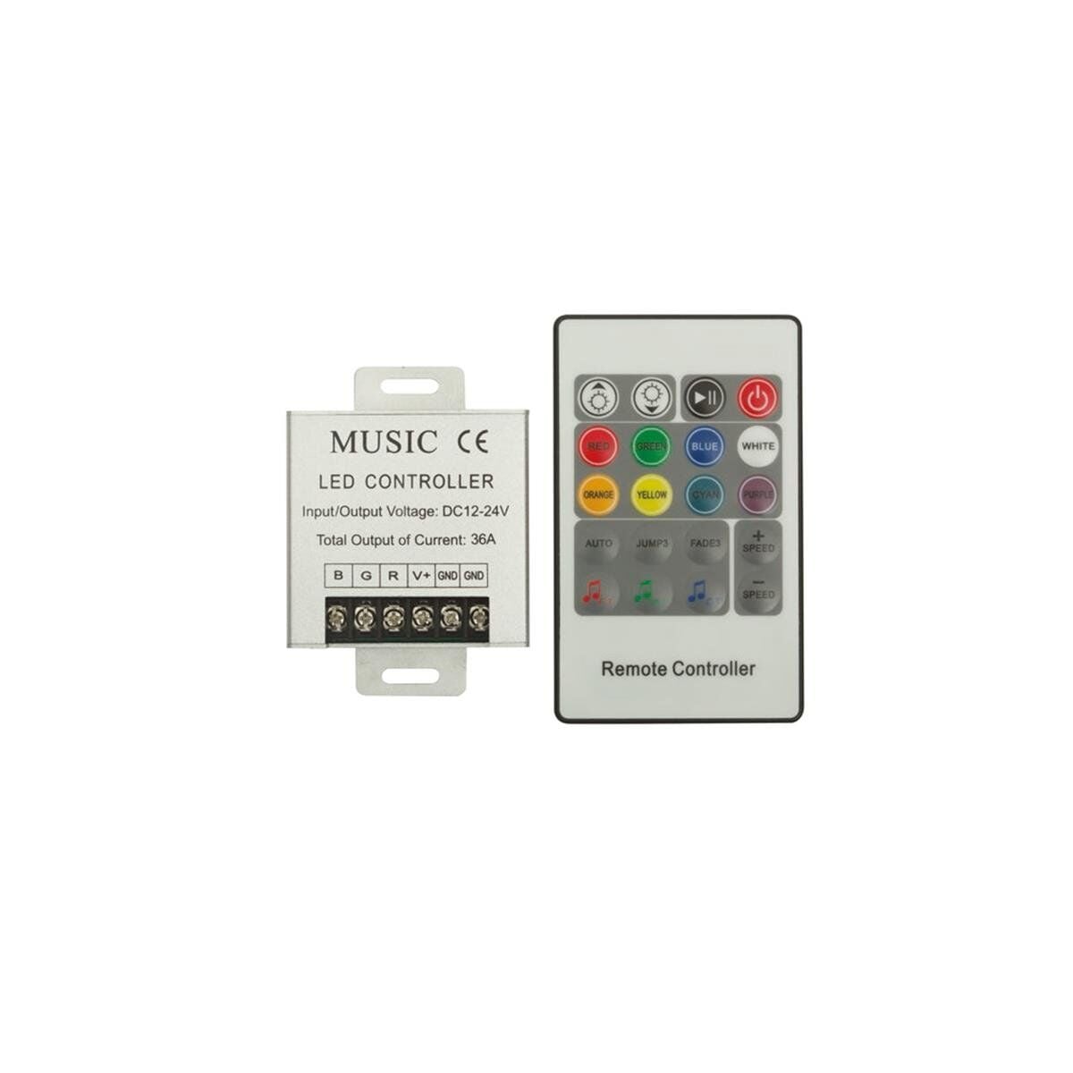Forlife Rgb Şerit Led Kumandası Müzikli 36a FL-5037