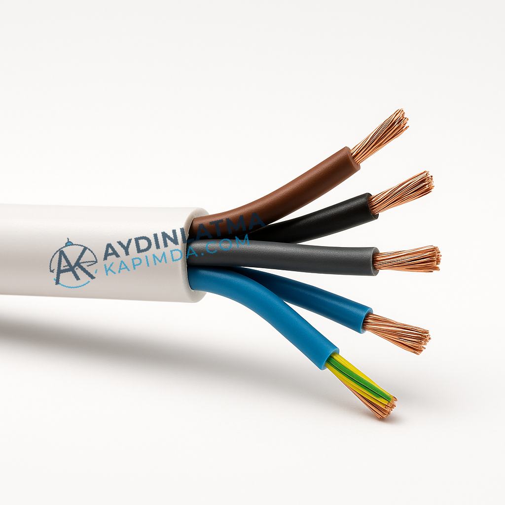 Öznur Kablo - 5X1.5 H052XZ1-F TTR Halogen Free Kablo 100 Metre