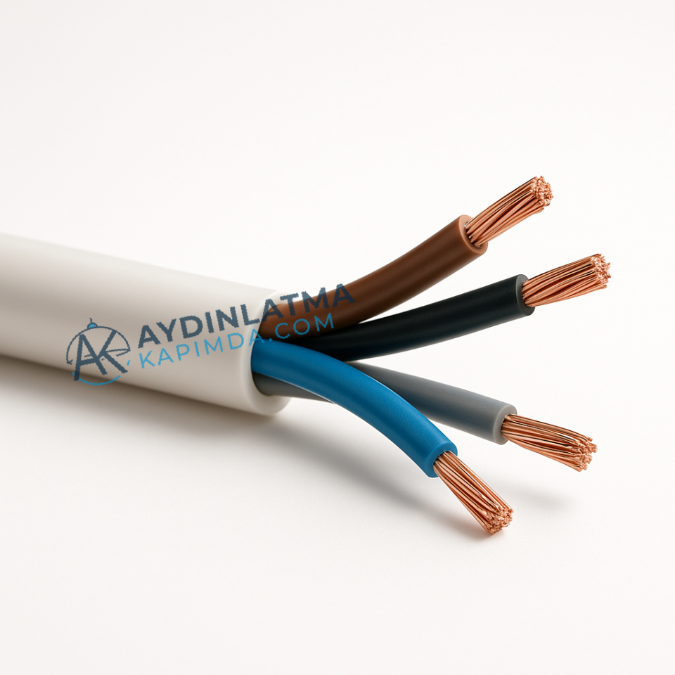 Öznur Kablo - 4x2,5 mm NYM Antigron 100 Metre