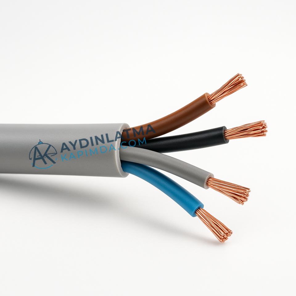 Öznur Kablo - 4x2,5 mm NHXMH Halogen Free 100 Metre