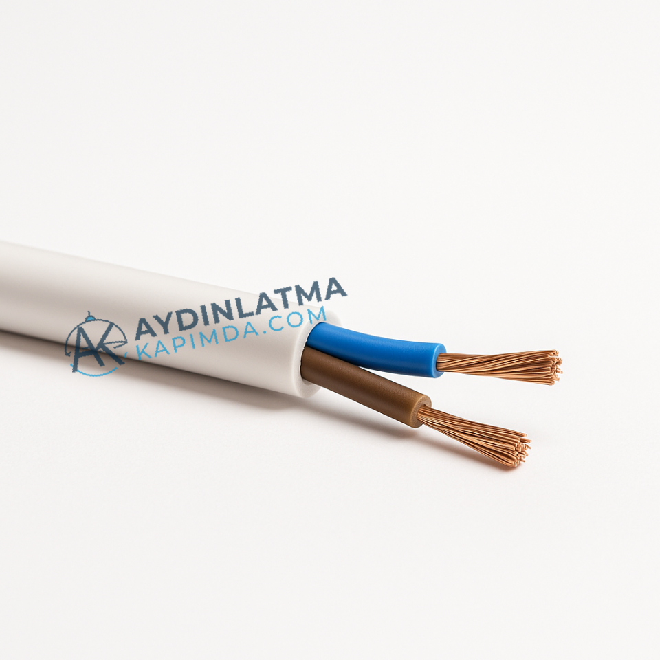 Öznur Kablo - 2x6 mm NYM Antigron 100 Metre