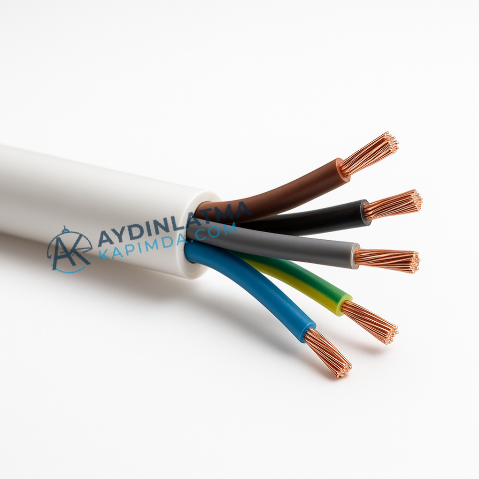 Öznur Kablo - 5x2,5 mm NYM Antigron 100 Metre