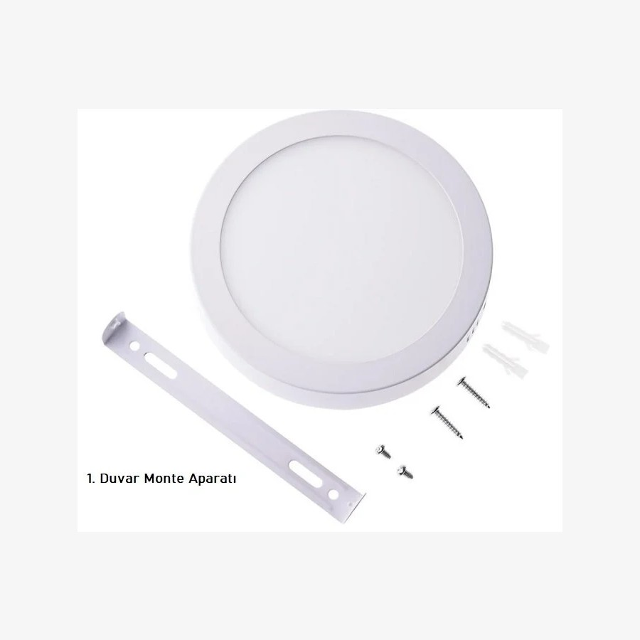 NOAS YL14-2410 24W Sıvaüstü Yuvarlak LED Panel Beyaz