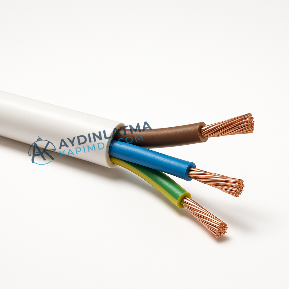 Öznur Kablo - 3X4 H052XZ1-F TTR Halogen Free Kablo 100 Metre