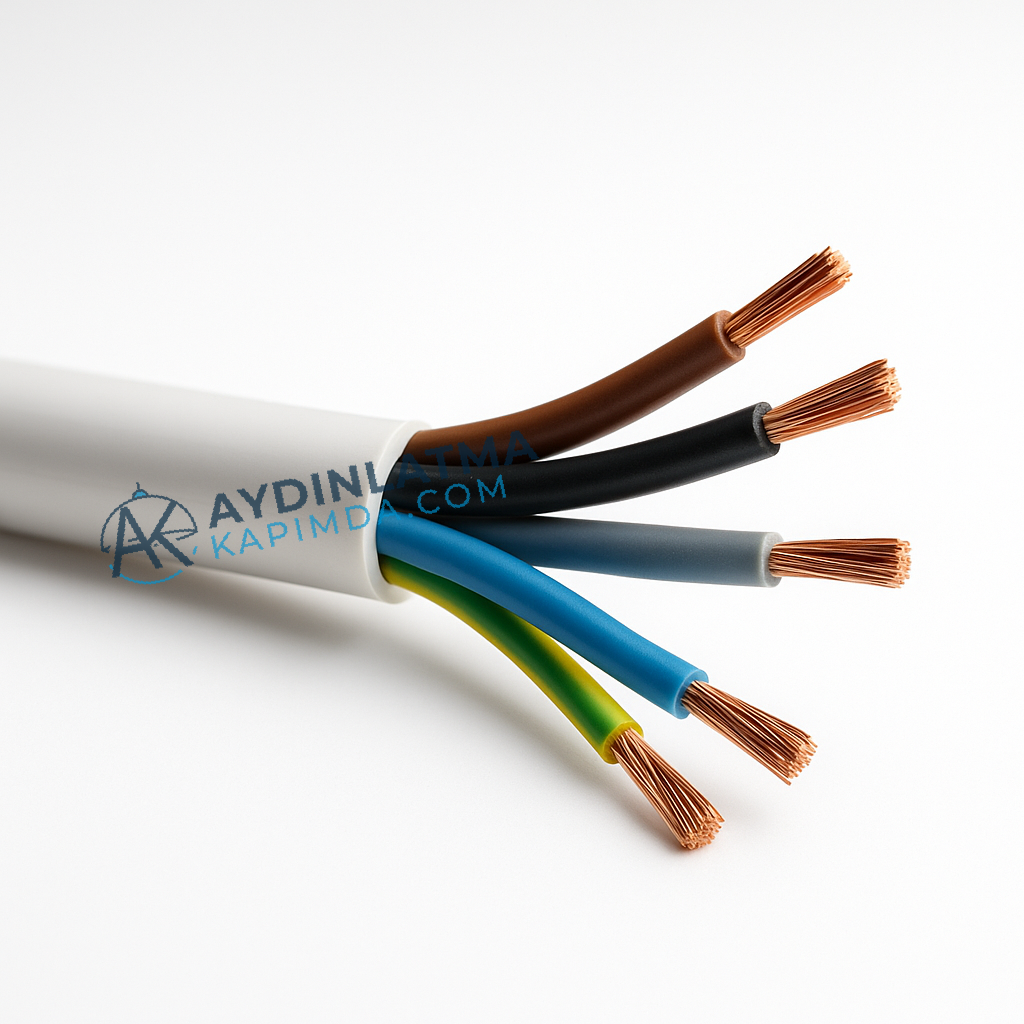 Öznur Kablo - 5X2.5 H052XZ1-F TTR Halogen Free Kablo 100 Metre