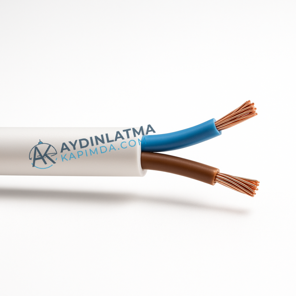 Öznur Kablo - 2X6 H052XZ1-F TTR Halogen Free Kablo 100 Metre
