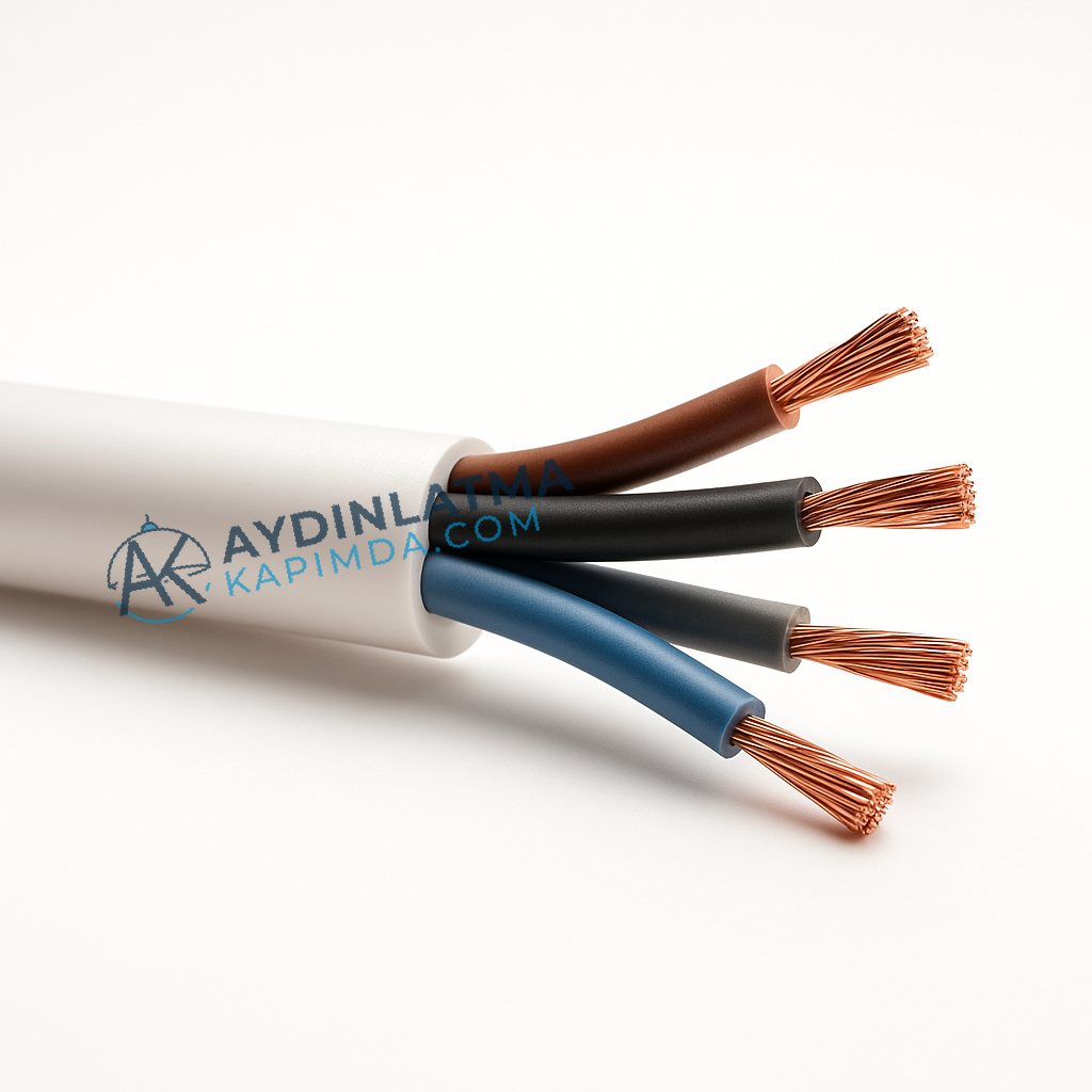 Öznur Kablo - 4x4 mm NYM Antigron 100 Metre