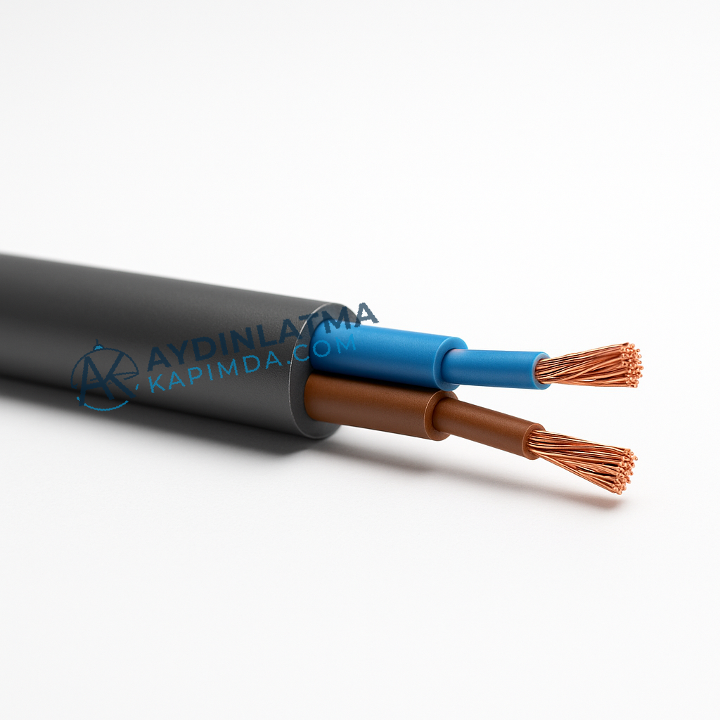 Öznur Kablo - 2X6 N2XH Halogen Free Kablo 100 Metre