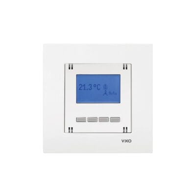 Karre Meridian Beyaz Dijital Termostat Isıtma ve Soğutma (Çerçeve Hariç) 90961070