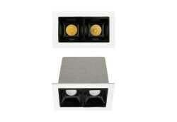 Jupiter LS484 B  Beyaz&Siyah 6 Watt 2'li Led Spot