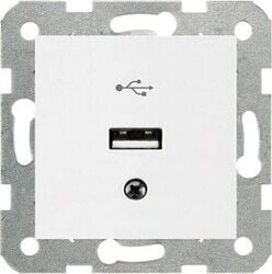 Viko Karre/Meridian Beyaz Usb Konnektör (Çerçeve Hariç) 90967167