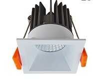 Jupiter LS543 B  7w Beyaz Kare Sabit LED Spot (3000K)