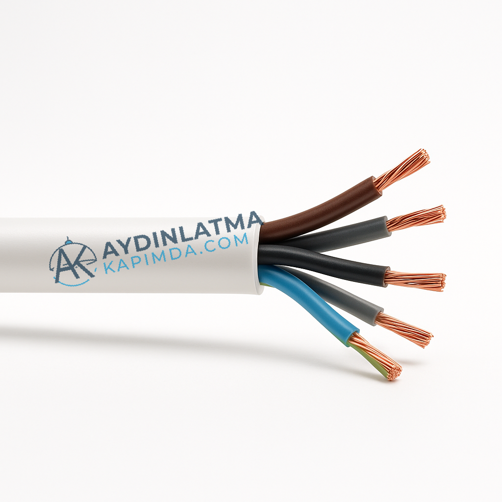 Öznur Kablo - 5X4 H052XZ1-F TTR Halogen Free Kablo 100 Metre