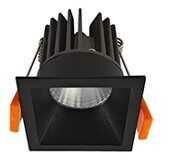 Jupiter LS543 S  7w Siyah Kare Sabit LED Spot (3000K)