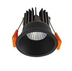 Jupiter LS544 S  7w Siyah Yuvarlak Sabit LED Spot (3000K)