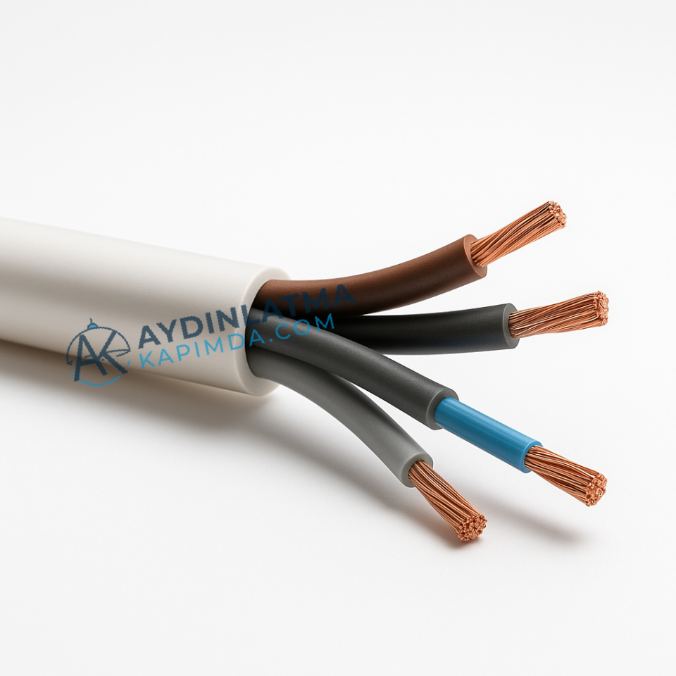 Öznur Kablo - 4X6 H052XZ1-F TTR Halogen Free Kablo 100 Metre