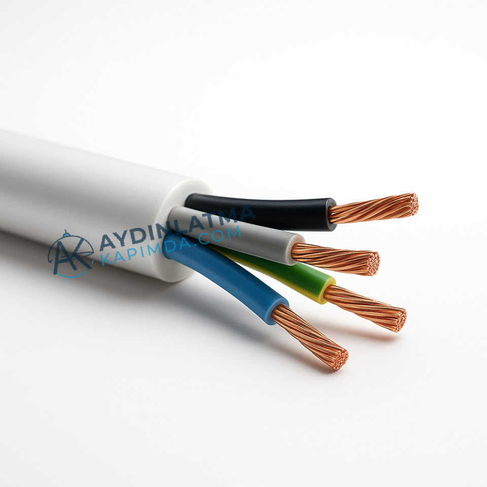 Öznur Kablo - 5x6 mm NYM Antigron 100 Metre