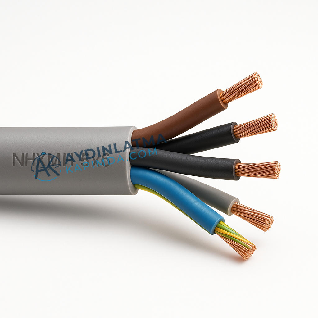 Öznur Kablo - 5x6 NHXMH Halogen Free 100 Metre